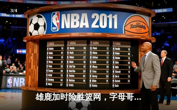 雄鹿加时险胜篮网，字母哥44分14篮板制霸内线，杜兰特空砍39分 - 3